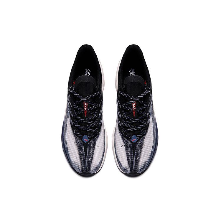 Anta Edge Comfortable Shock Absorption Non-Slip Wear-Resistant Breathable Low-Top Running Shoes Men Sneaker Blue Black 112035585-3