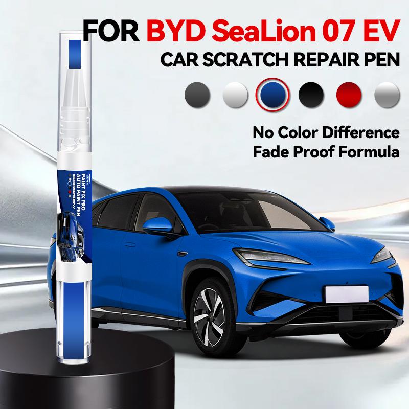 Für BYD Sea Lion 07 EV 2023-2025 D49 Lackreparaturstift Touch-Up Kratzerentferner DIY Autozubehör Schwarz Weiß Grau Lila