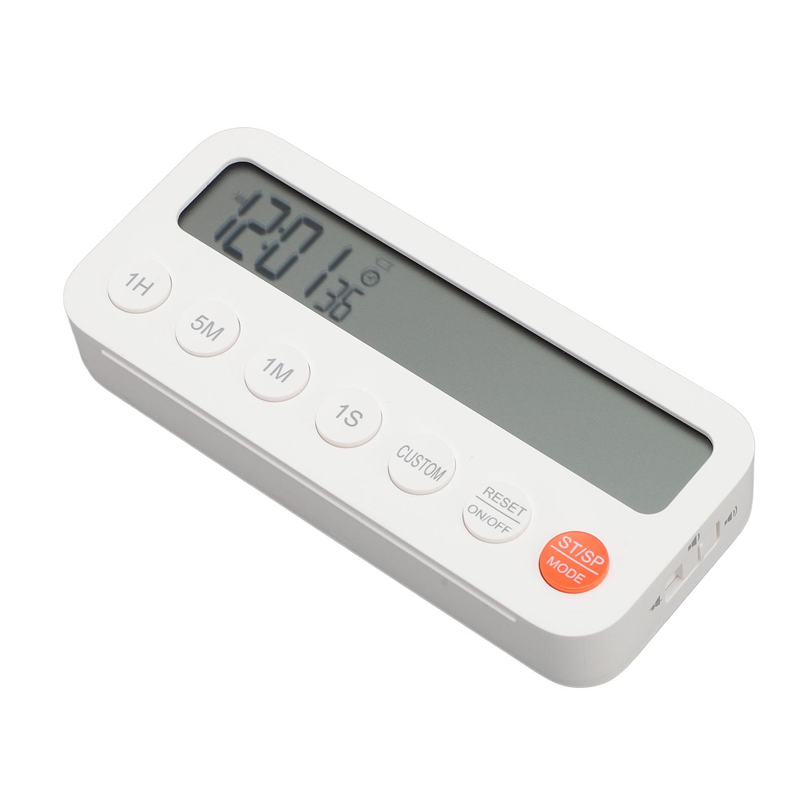 Digital Timer, Large Magnetic Display with Volume Control, Countdown for Cooking, Baking, Classroom Exercise
