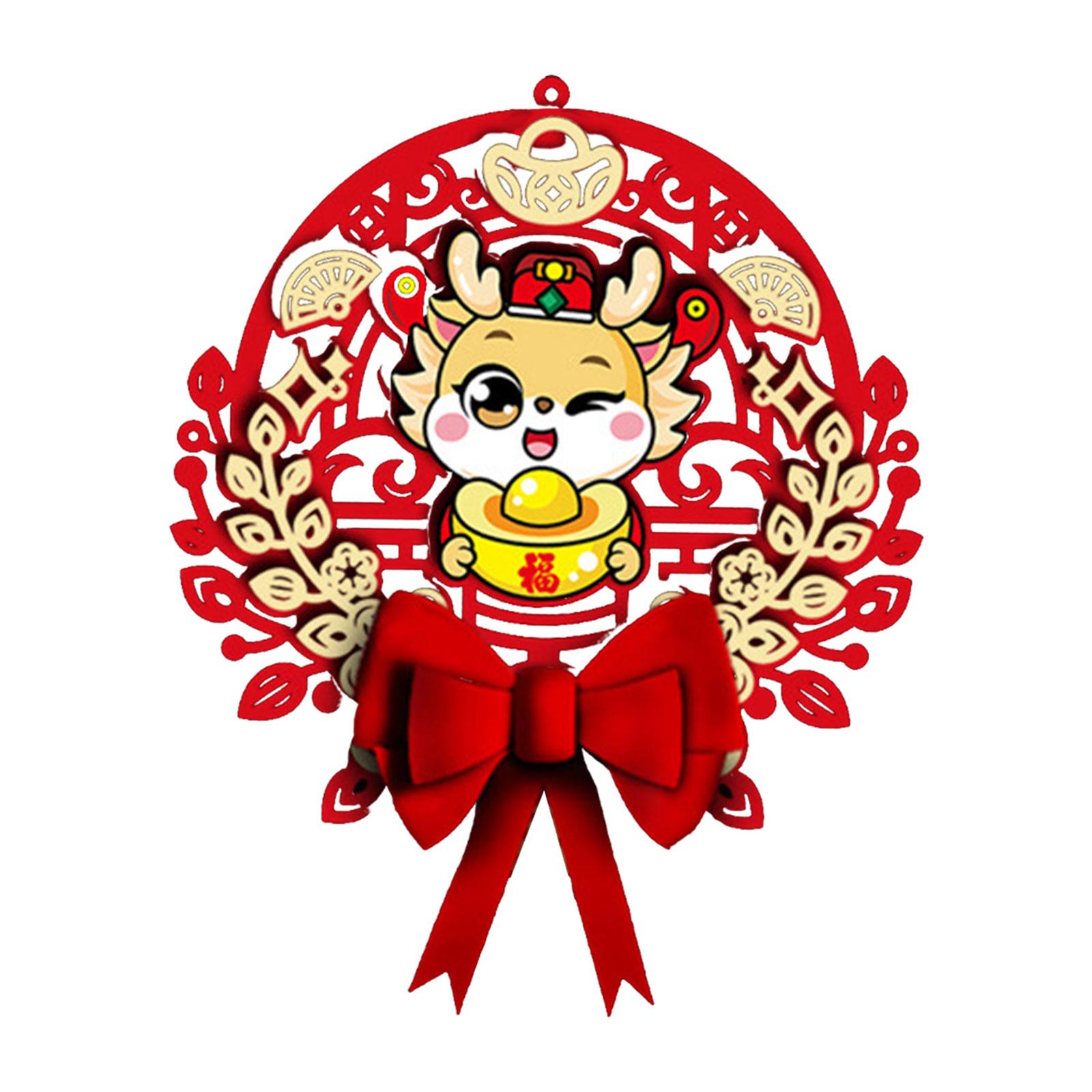 

Chinese New Year Hanging Ornament Durable Unique Portable Scene Layout for Festivals Party Supplies Cafe Holidays Living Room