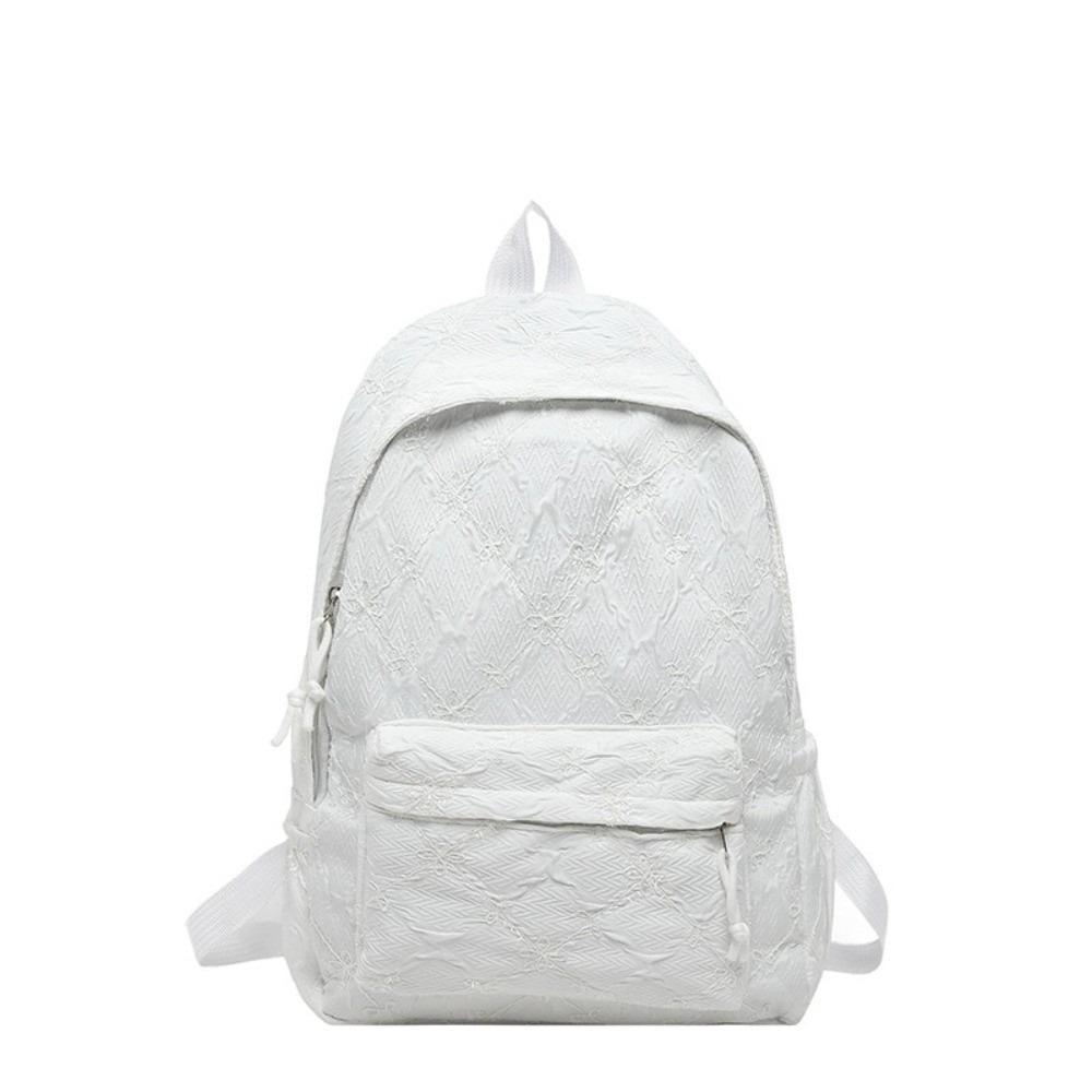 Zaino Dolce Fiocco Minimalista Zaino Scolastico Studente Carino Zaino in Nylon Regalo