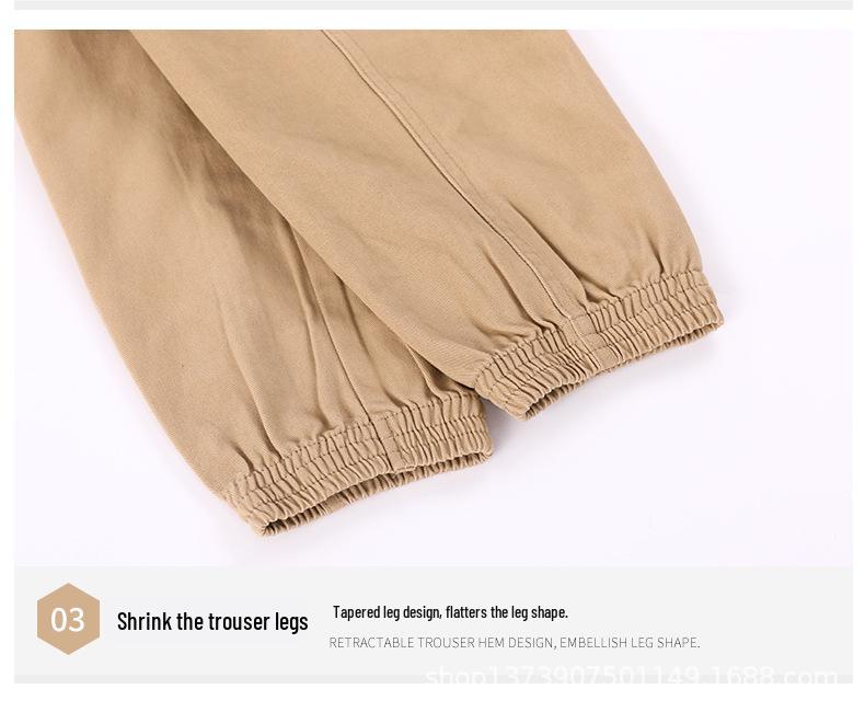 2025 Men's Military Camouflage Cotton Work Pants with Multi-Pockets & Embroidery