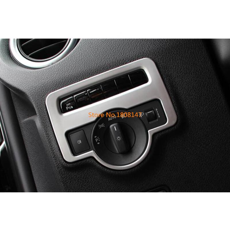 Dla Mercedes Benz Vito W447 2016 2017 2018     Samochód Przednia Lampa Reflektora Światło Przycisk Przełącznika Sterowania Centralnego Ramka