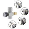 Homebrew Compact Beer Carbonation Regulator 0-30 Psi CO2 Mini Gas Charger Beer Kegerator