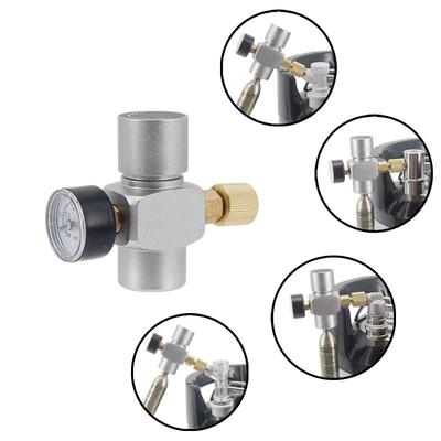 Homebrew Compact Beer Carbonation Regulator 0-30 Psi CO2 Mini Gas Charger Beer Kegerator