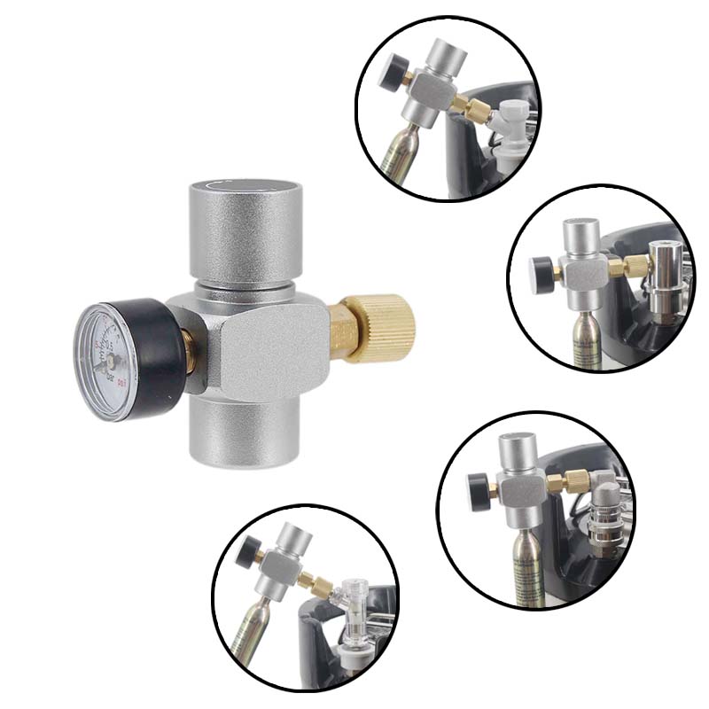 Regolatore di Carbonatazione per Birra Compatto Homebrew 0-30 psi Caricatore Mini Gas CO2 Kegerator per Birra