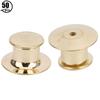 50pcs Brooch Pin Backs Bag Locking Fastener Flat Hat Name   Book Pin   7 x 10mm