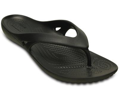 Crocs Khadi Flip Flip Flops for Cm 2.0 Women, Black, 21.0