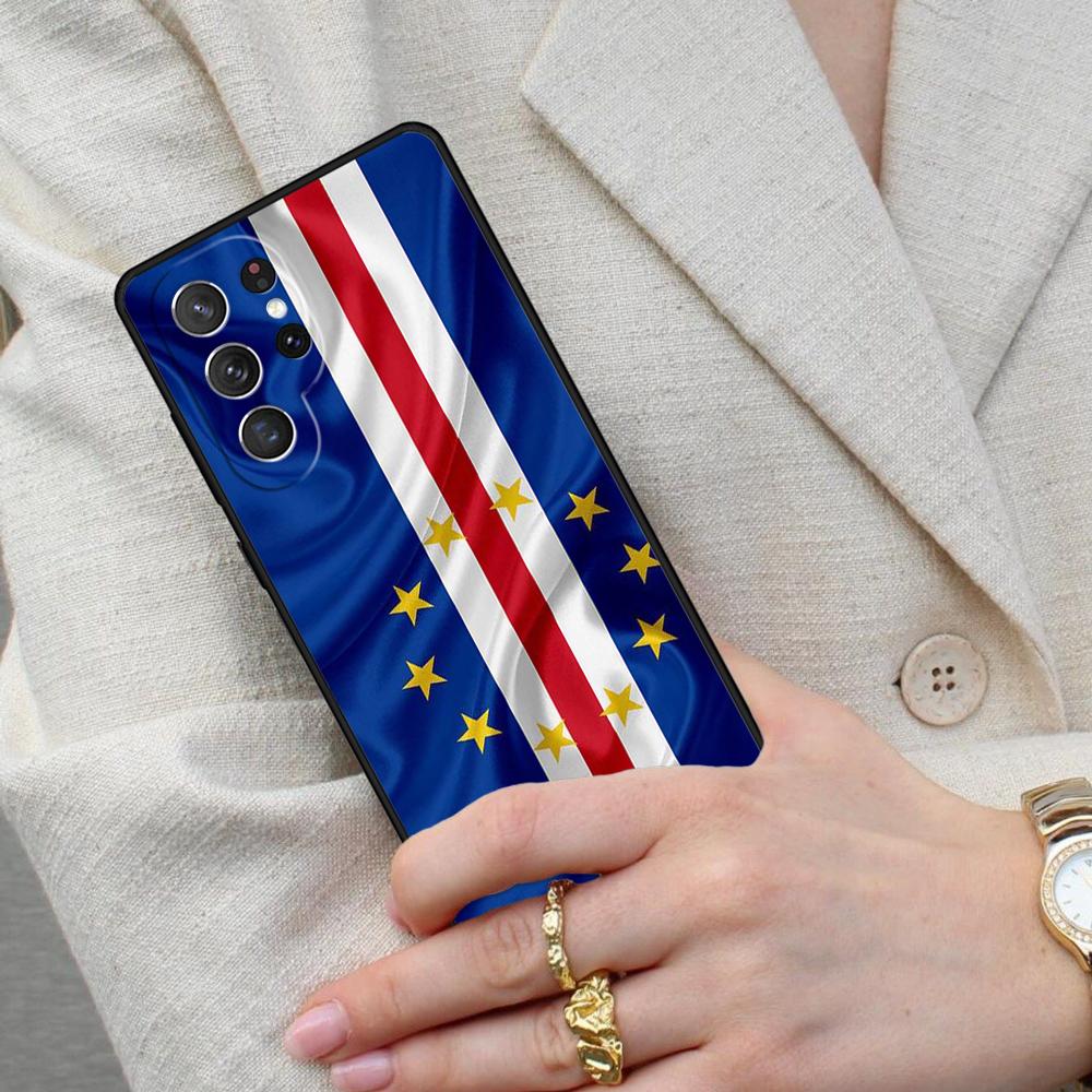 Cape Verde Flag Coat of Arms Cell Phone Case for Samsung Galaxy S26 Ultra S25 S24 S23 S22 S21 S20 Note10 Cover