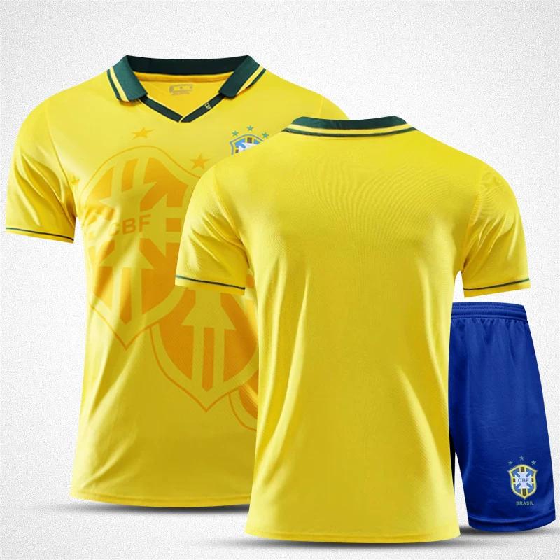 1994 Brazil Jersey with Team Badge 18