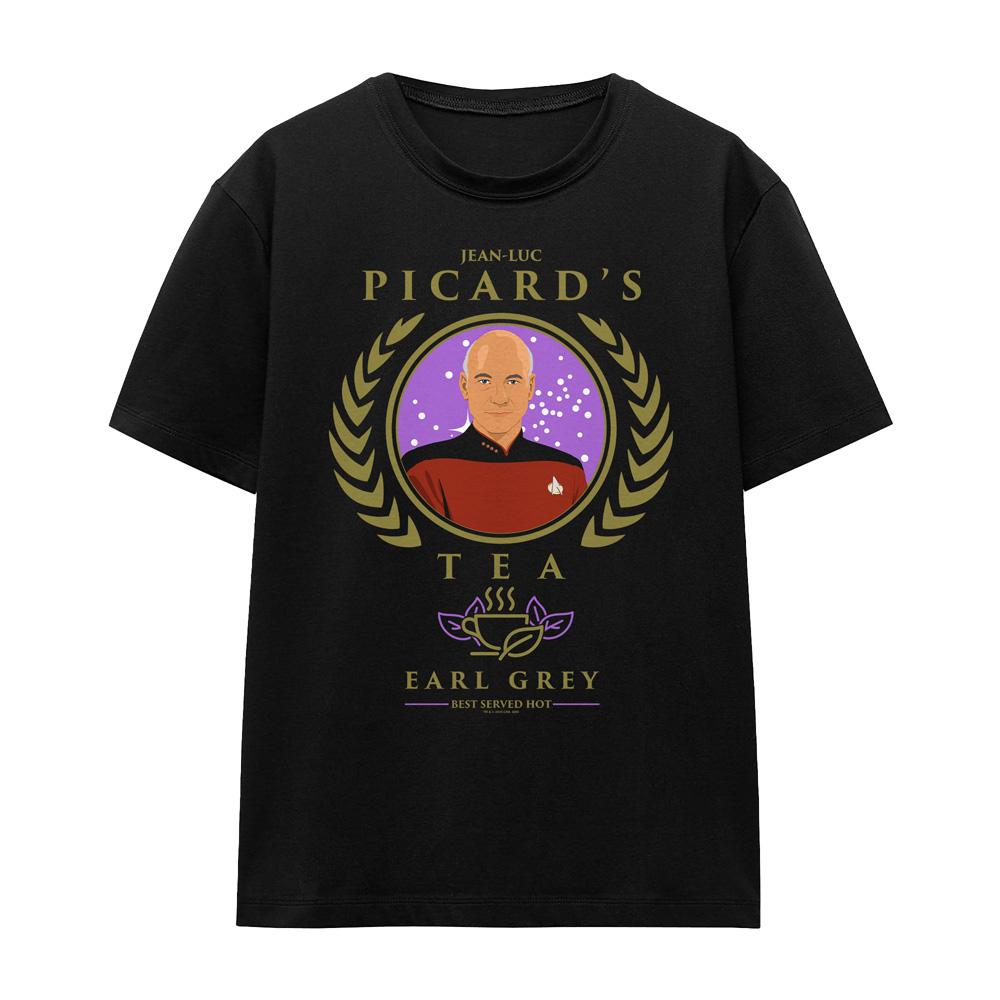 Star Trek: The Next Generation Unisex Adult Tea. Earl Grey. Hot T-Shirt