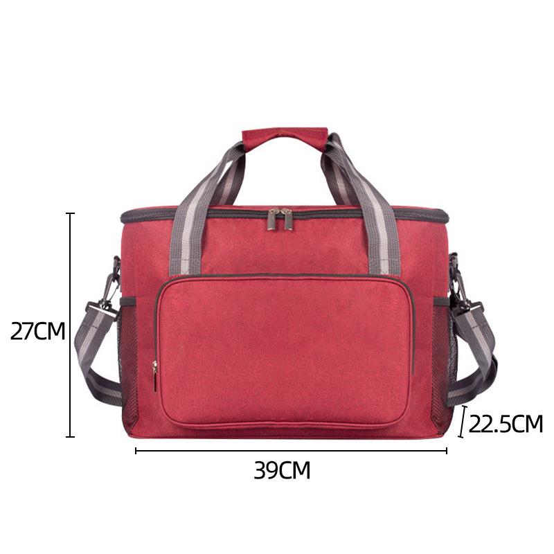 Large Waterproof Oxford Cloth Insulated Picnic Bag