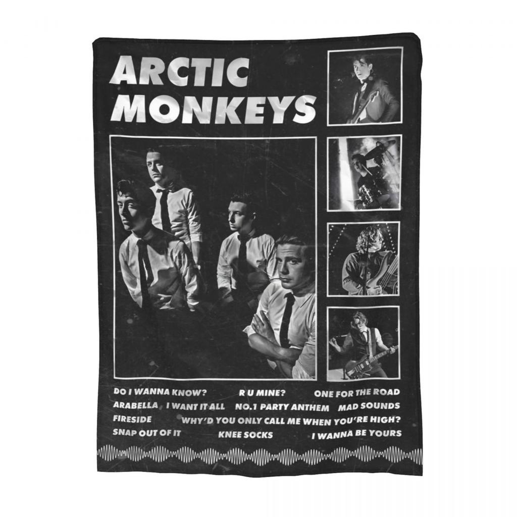 Arctic Monkeys Gift Blanket For Men Women Cozy Soft Throw Blankets for Bed Multiple Sizes