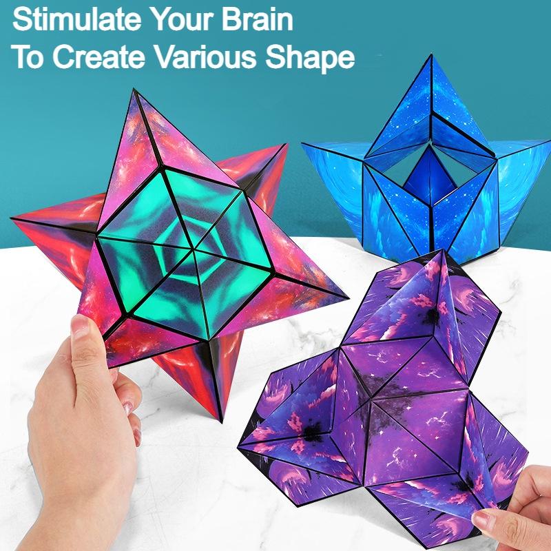 Magic Cube 3x3x3 Plastic Diy Colorful Packaging Age 7+