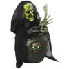 Animated Halloween table witch with laughing sound, glowing eyes and sound/touch activation