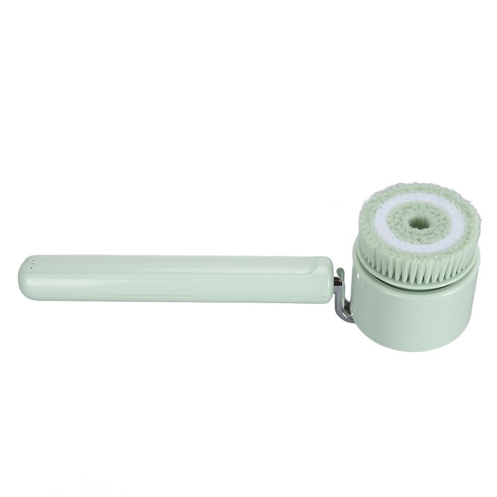 Electric Body Scrubber Brush with 5 Brush Heads Waterproof   Cleansing   Handle Shower Brush