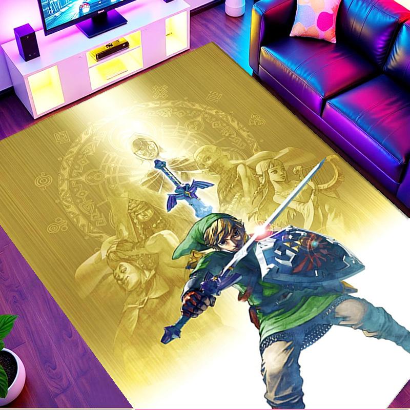 Video Games Print Rug, Washable Floor Carpet, For Entryway Dorm Laundry Room Office Study, Home Decor Birthday Christmas Gift