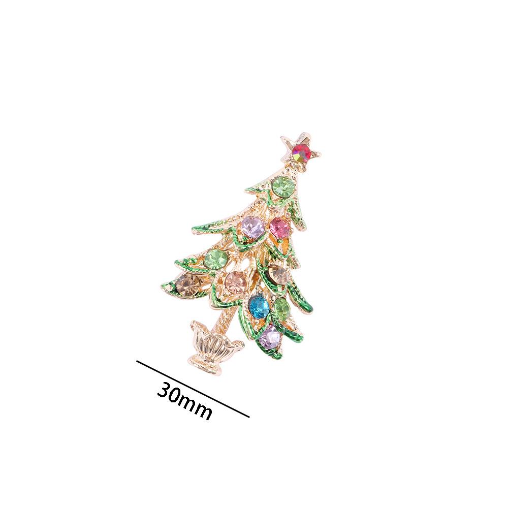 Retro Party Gift Fashion Decor Accessories Woman Christmas Tree Lapel  Pins Brooches Jewelry