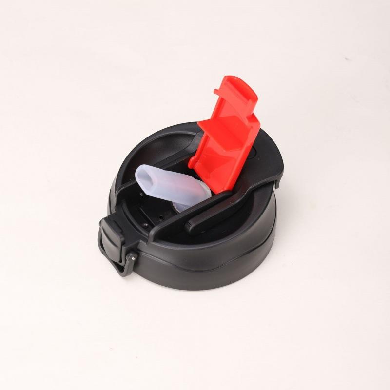 Simple And High-Value Coffee Cup Straw Double Drink Thermos Cup Portable Accompanying Cup Creative Car Male And Female Students Water Cup