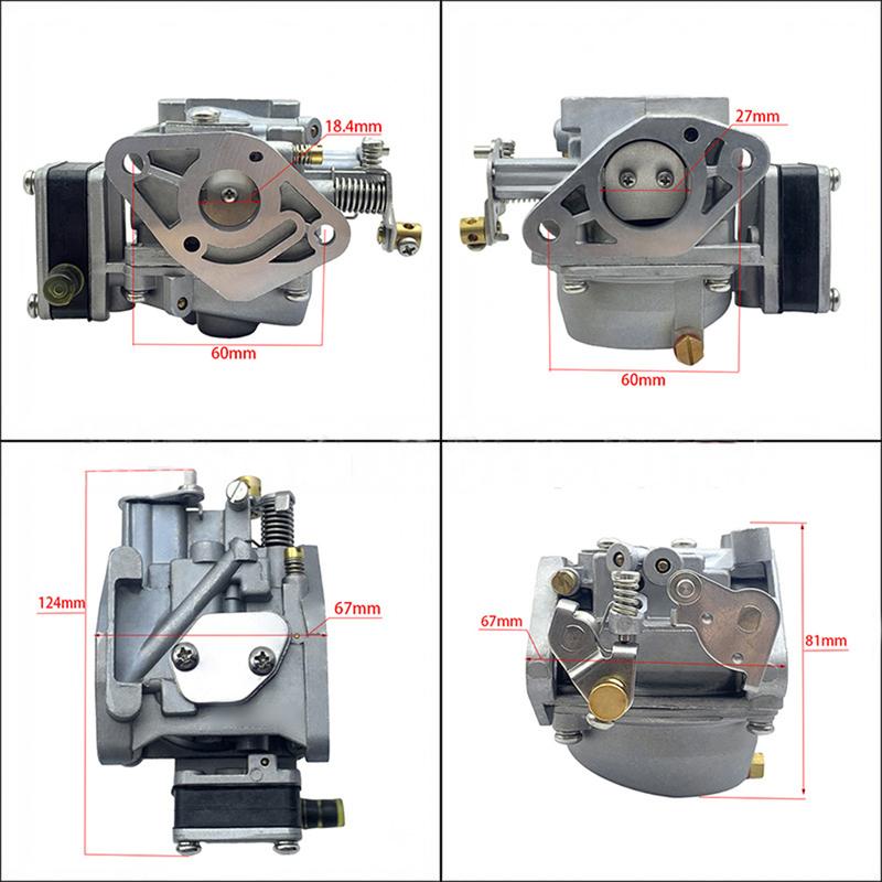Carburetor Replacement Outboard Engine Carburetor Metal Construction OEM Number 6L5-14301-03 Quick Tallation Process