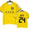Saison 25-26 Riyadh victoire équipe C Ronaldo maillot de football séchage rapide manches courtes tendance et confortable T-shirt pour homme à manches courtes