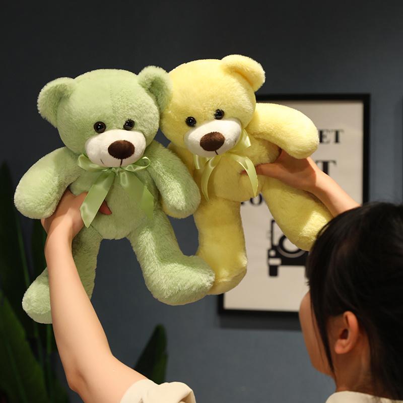 9 Colors New Bear Plush Toys Pillow Stuffed Animal Comfort Soft Teddy Bear Dolls Cartoon Anime Toy Kids Birthday Xmas Gift
