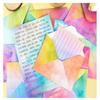 Vintage Paper Stationery Set 50 Letter Paper Lined Sheets 50 Matching Envelopes 60 Sealing Label Sticker for Wedding