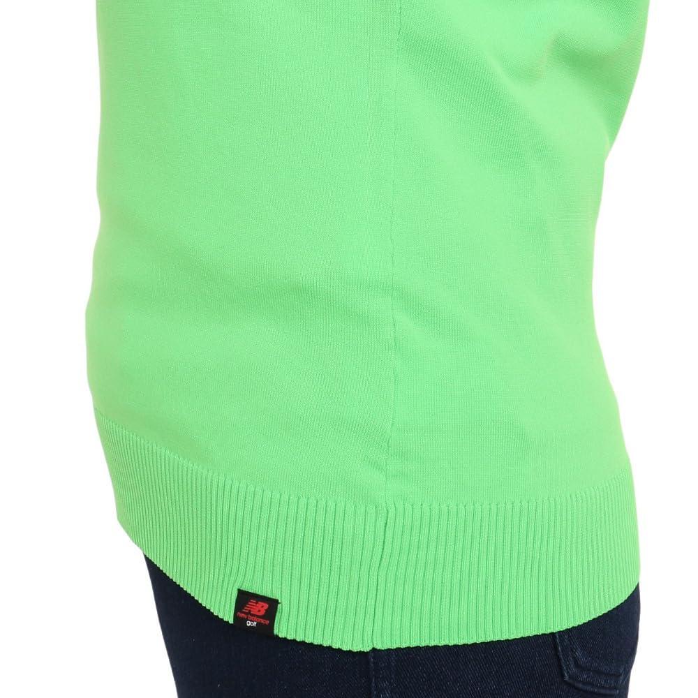 Crew Neck Knit Vest Easy Golf Green 0 [New Balance] Women's Water-repellent (freemove E-tech Care/stretch) / / 012-3173501 132_Light [S]