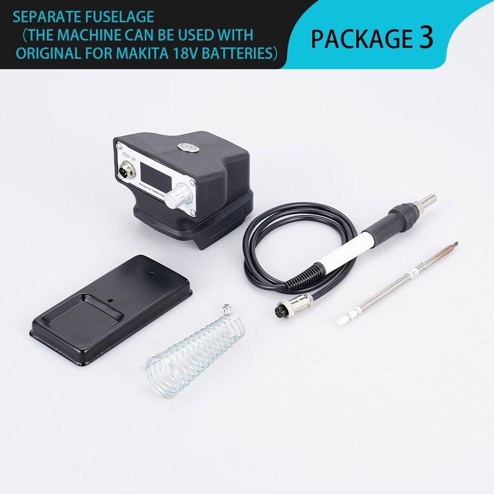 

Hormy T12 Беспроводная станция резистивной сварки Цифровой дисплей Сварочный паяльник Инструмент для пайки IC Ремонт Для аккумулятора Makita 18 В