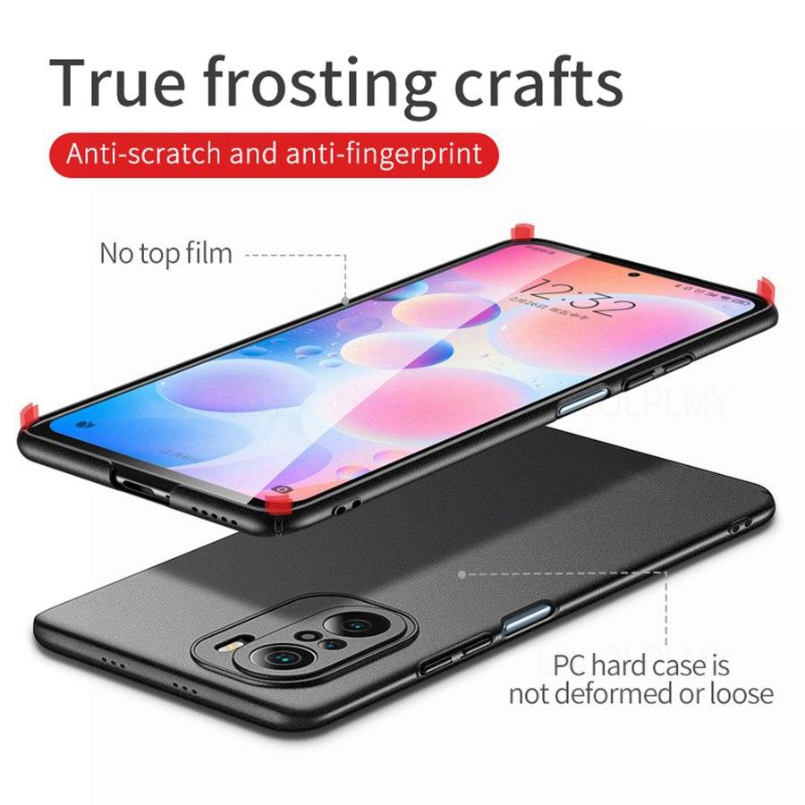 Matte Harte Kunststoffhülle für Redmi Note 15 10 9 14 13C Xiaomi 14T 12 13 11T 13T 11 17 Poco X7 X6 C65 M6 Pro 5G F7 X3 M8 X8 F8 Ultra Schutzhülle