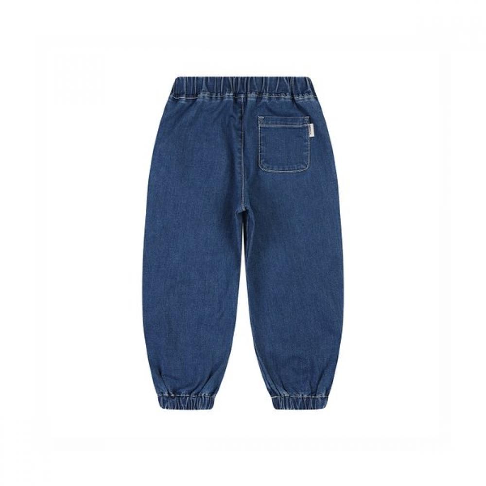 KANGOL KIDS Denim Jogger Pants Blue Sa 0206