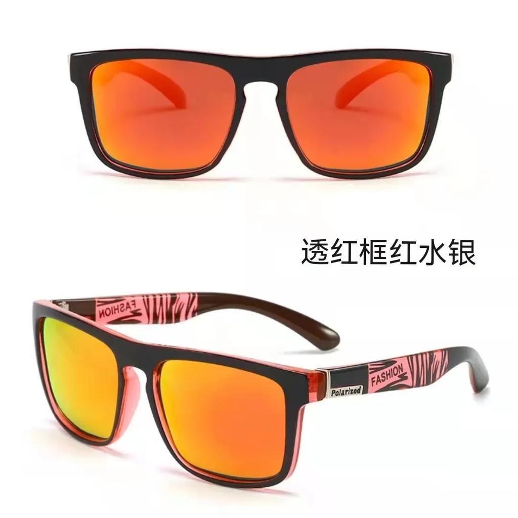 Fashion Polarized Sunglasses Men Women Driving Square Vintage Luxury Brand Design UV400 Mirror Sun Glasses With Metal Hinge