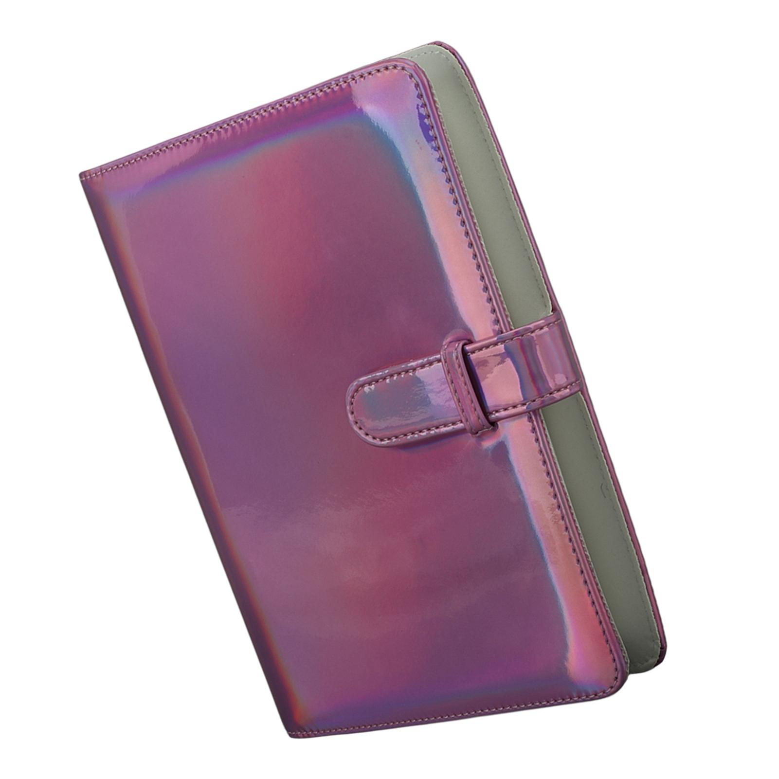 

256 Pockets Photo Album PU Wearproof Fashion Waterproof Lightweight Mini Picture Album for Friends Pink