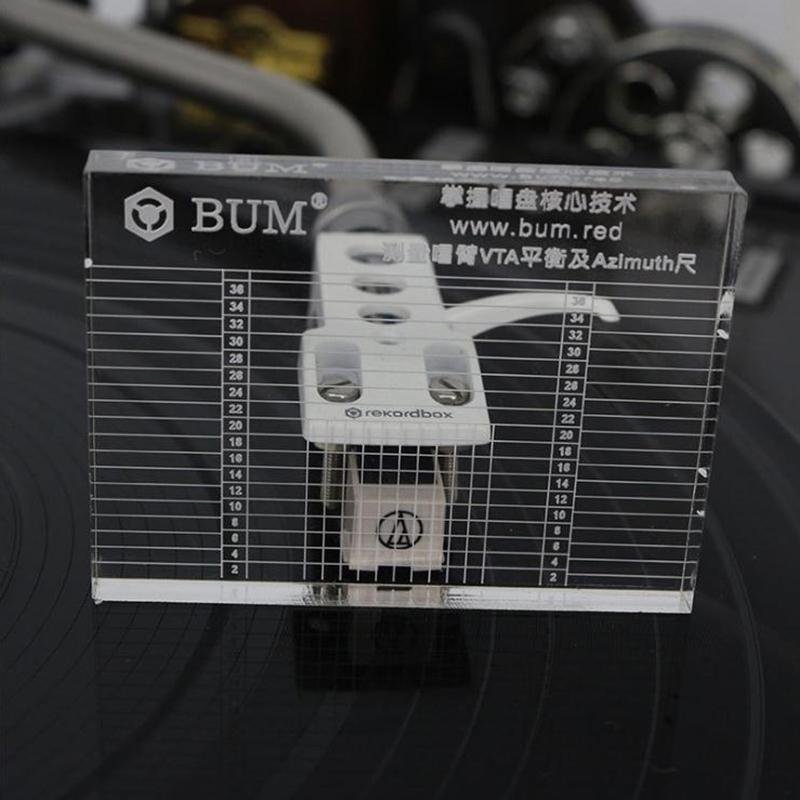Lp Vinyl Record Player Measuring Phono Tonearm Vta/Cartridge Azimuth Ruler Tool