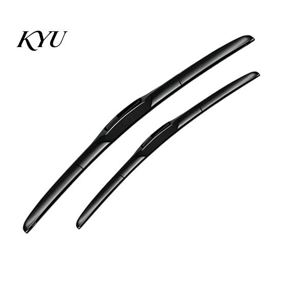 Heavy Duty Automotive Windshield Wipers 2Pcs Wiper Blades Set for Nissan Qashqai J12 2021-2024, 17/26 Noise Free Front Inch Wipers, Beamless