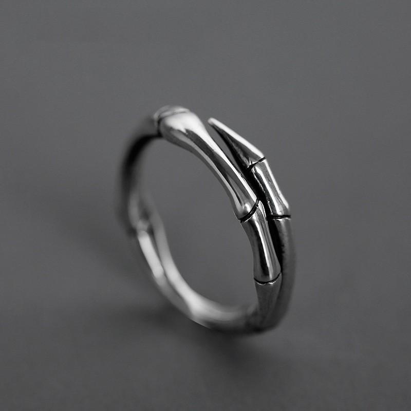 Adjustable Open Ring Men Women Vintage Artistic Beast Series Geometric Animal Design Plated Statement
