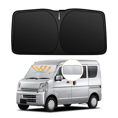 Suzuki Every Série DA17V Pare-brise Avant Pare-soleil UV Sans Ventouses Lumière Chaleur Été UV Installation Facile et Sac de Rangement Intérieur Inclus