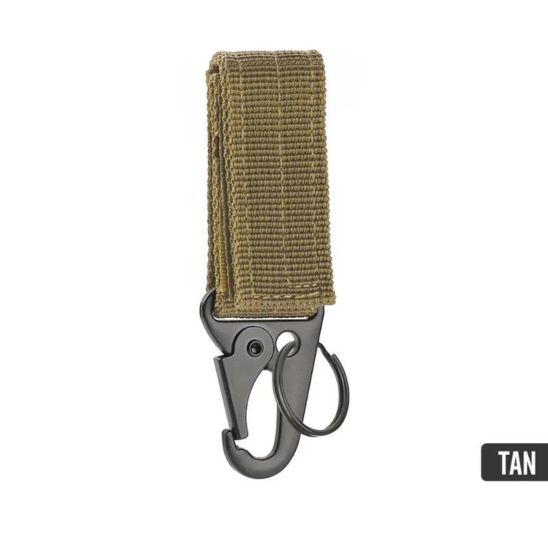 Mosquetón de nailon de alta resistencia, gancho para llaves, hebilla de correas MOLLE, sistema colgante, hebilla para cinturón, accesorios para acampar y senderismo