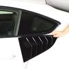 For Toyota GR86 Subaru BRZ -2025 Car Rear Louver Window Side Shutter Cover Trim Sticker Vent Scoop ABS Carbon Accessories