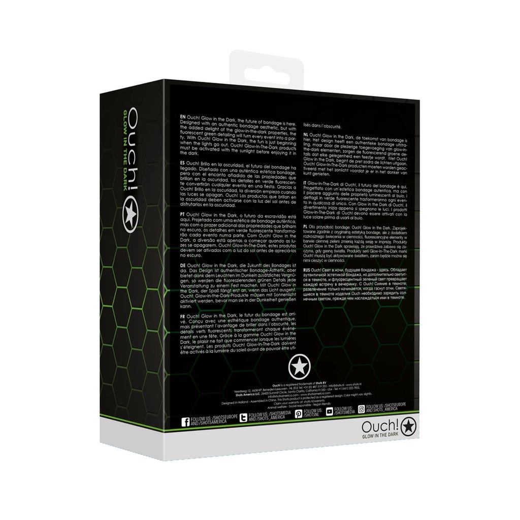 Glow-in-the-Dark Butt Plug Set Ouch! by shots