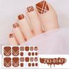 Japanese and Korean Toe Nail Stickers Waterproof Onion Pink Toenail Stickers Manicure Stickers