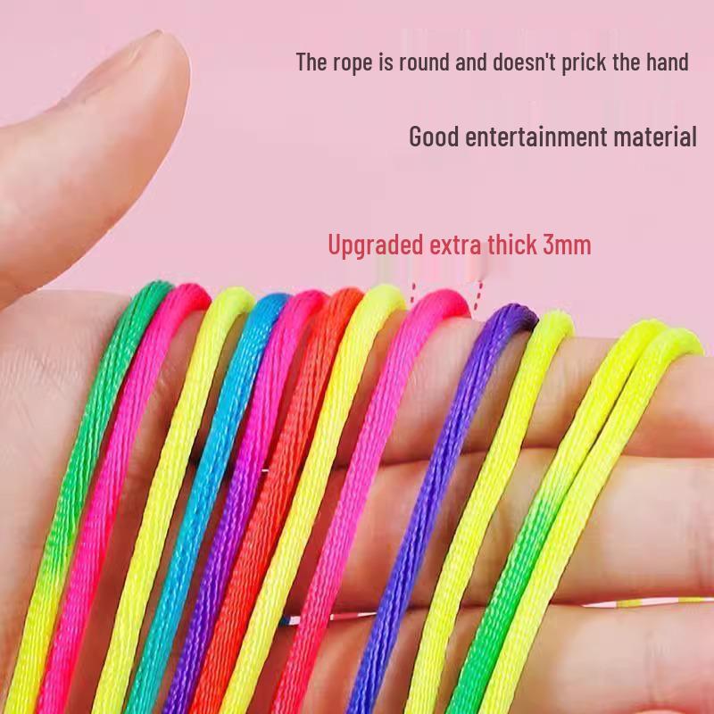 Rainbow Cat's Cradle String Toy for Children