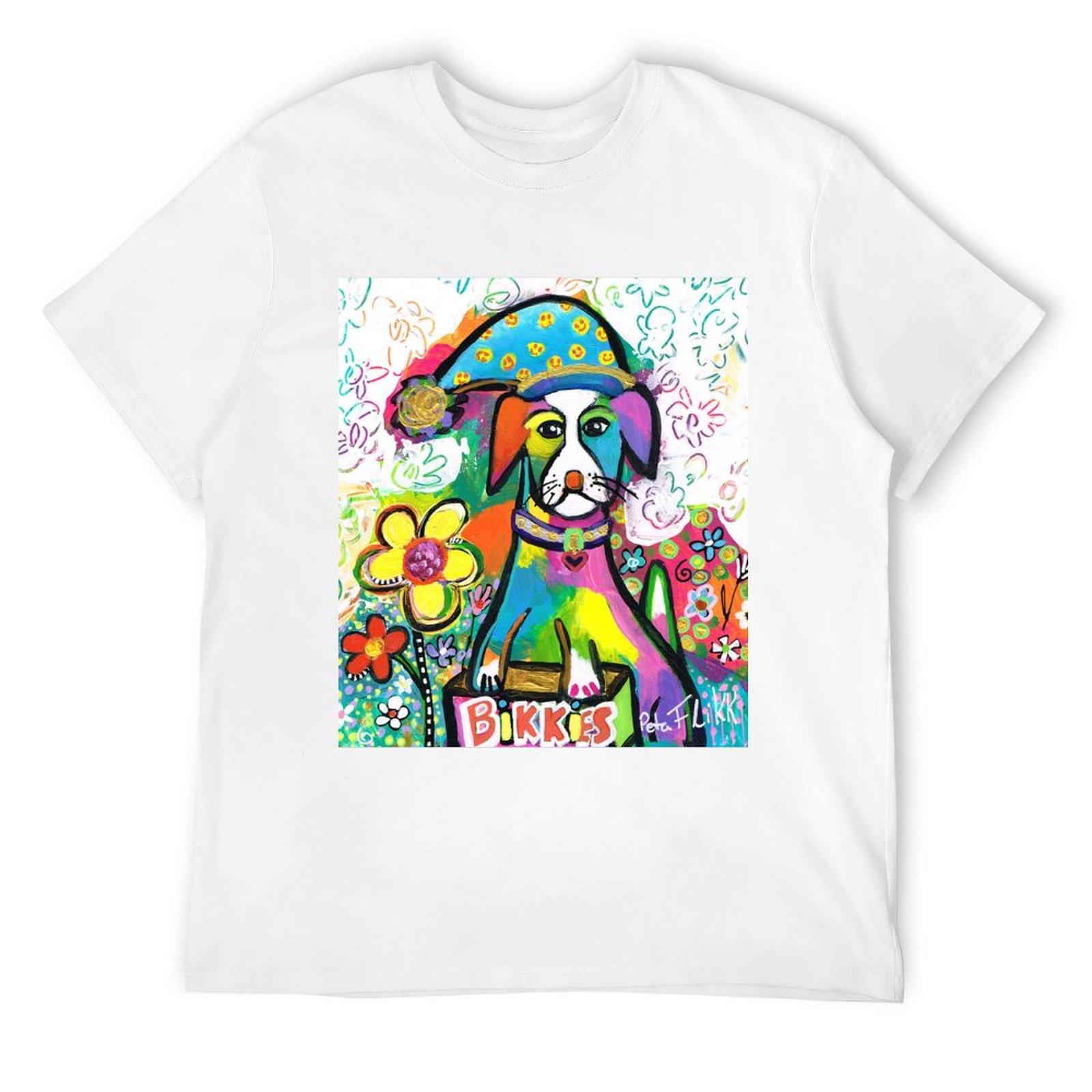 Hungry Dog T-Shirt man t shirt vintage anime shirt man clothes men t shirts S