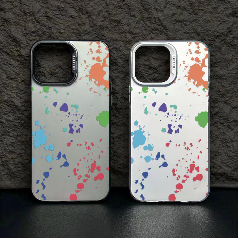 

Personalized Graffiti Silver Shell Case for Apple 16/15/14 Pro/15 Pro Max/13/12/11/X Phones 12 Pro Max