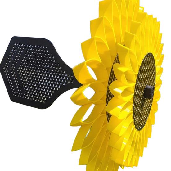 Sunflower Wind Spinner, Garden Stake Wind Catcher, Wind Driven Sunflower Spinner, Outdoor Decoration for Lawn Yard Patio