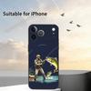 Karpfenfischerei R-Rute Handyhülle Für iPhone 17, 16,15,14,13,12,11 Plus,Pro Max, Andere Weiche Schwarze Hülle