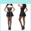 Nun Religieuse Themed Stage Costume For Women With Polyester Fabric For Cosplay Events