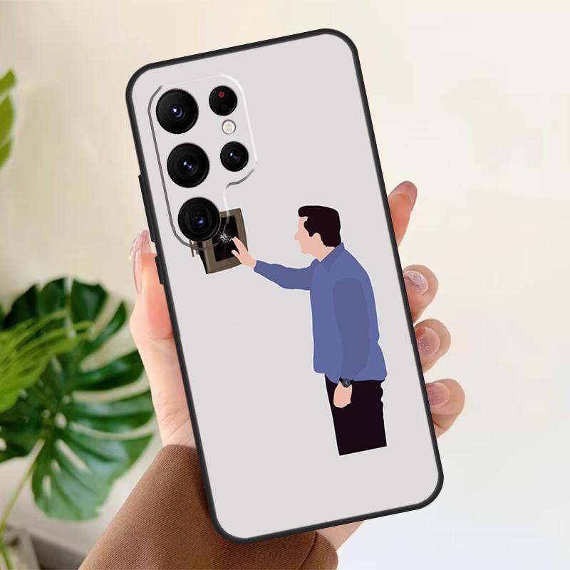 TV The Office Michael Scott Soft Case For Samsung Galaxy S24 Ultra S21 S22 S23 S25 Plus S20 FE S9 S10 S23 FE Phone Cover
