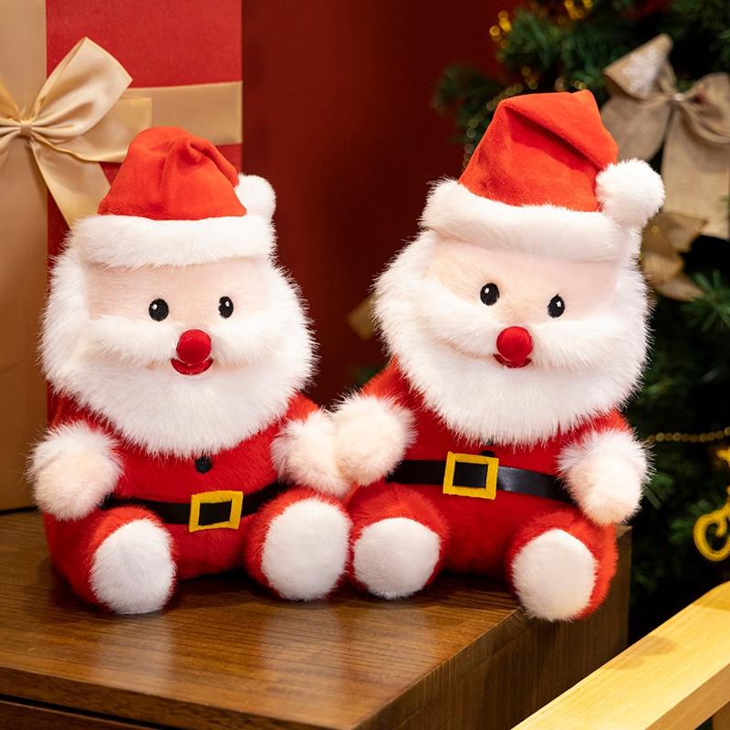 Christmas Series Plush Toys Santa Claus Christmas Tree Gingerbread Man Stuffed Doll Festival Decor Toys Sofa Cushion Pillow Gift
