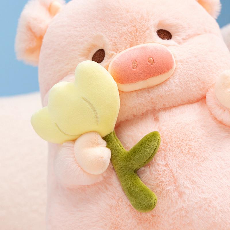 Non-Toxic 20-50Cm Kawaii Angel Pig Plush Toy Cartoon Stuffed Animals Plushies Doll Anime Soft Toys Birthday Gift